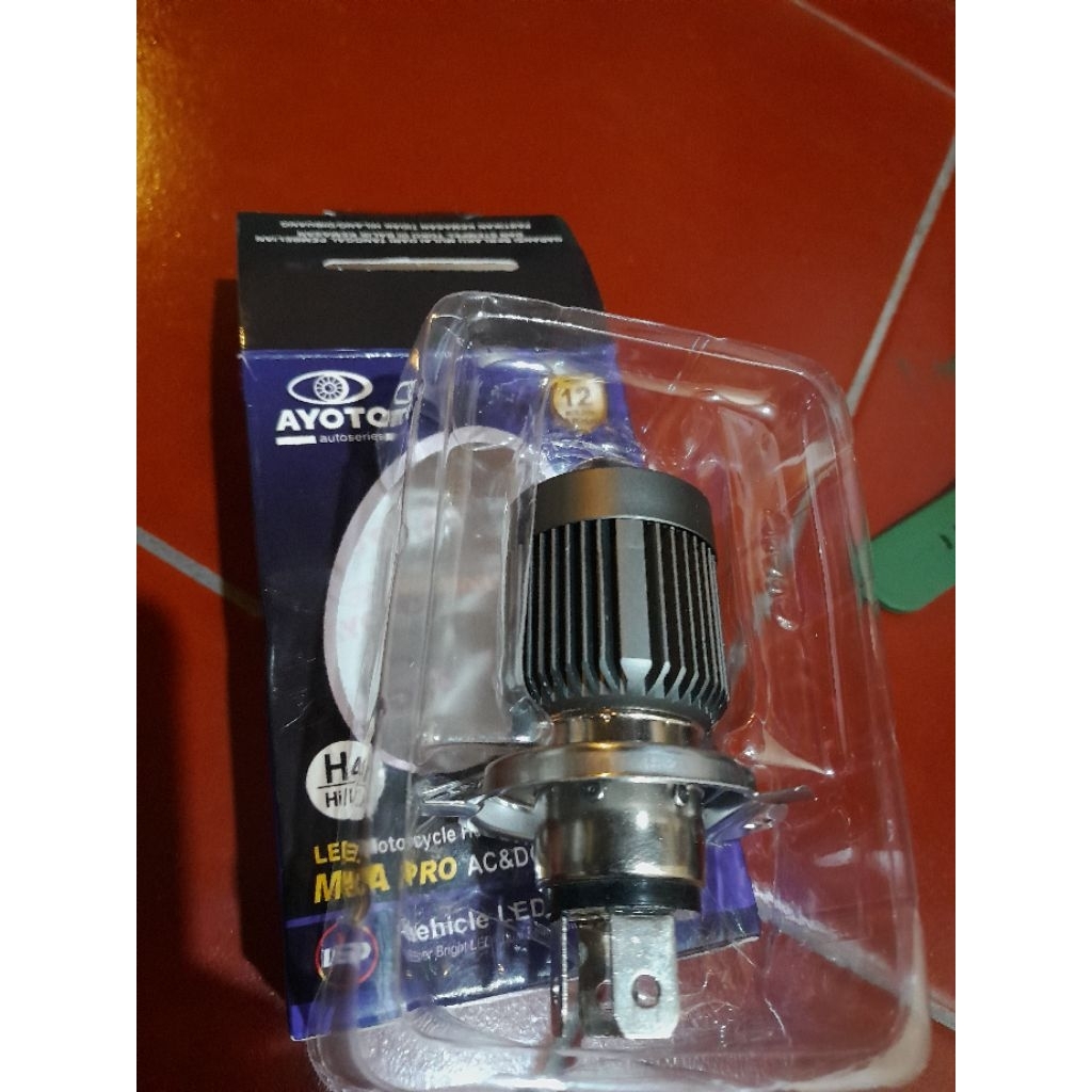lampu mobil motor h4 ayoto m3a pro 1 pcs bukan 1 pasang