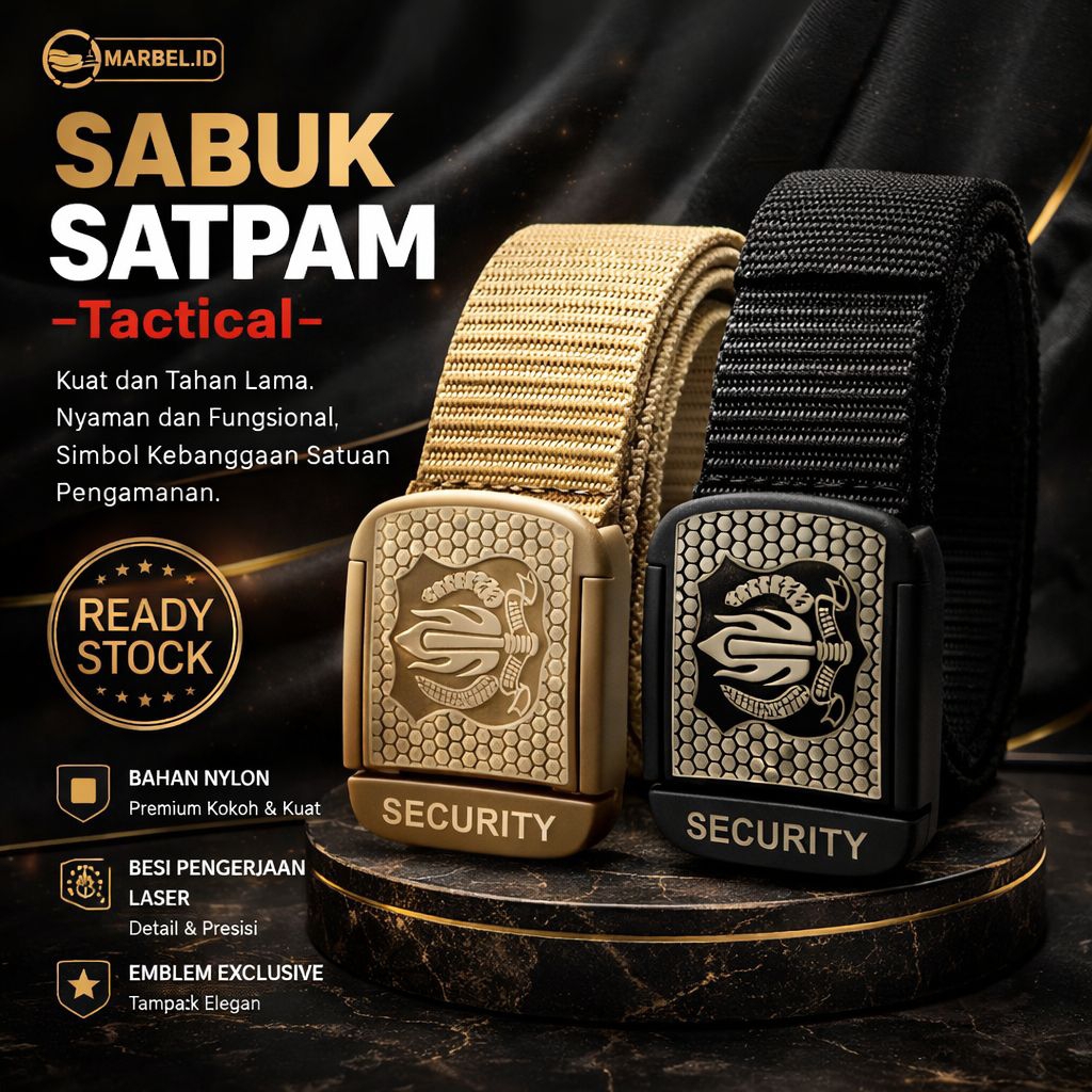 IKAT PINGGANG SATPAM TERBARU SABUK SATPAM SABUK TACTICAL IKAT PINGGANG TACTICAL