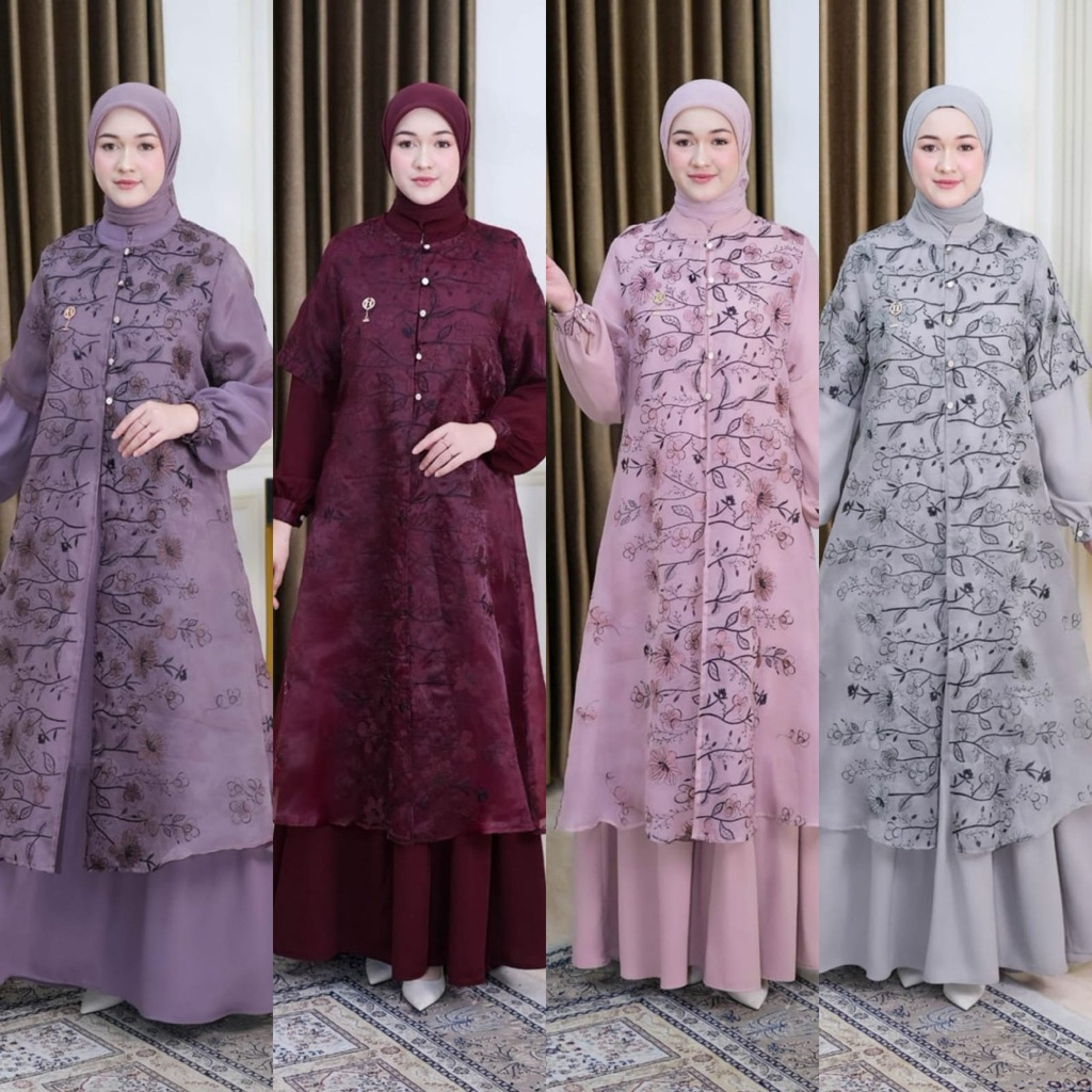 Asyaka dress gamis terbaru ORI by Ninos Design