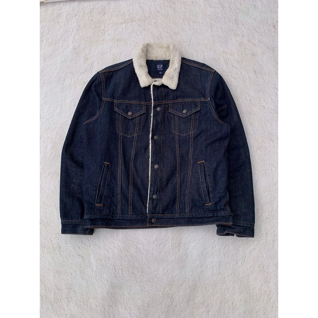 Denim trucker jacket sherpa GAP type 3