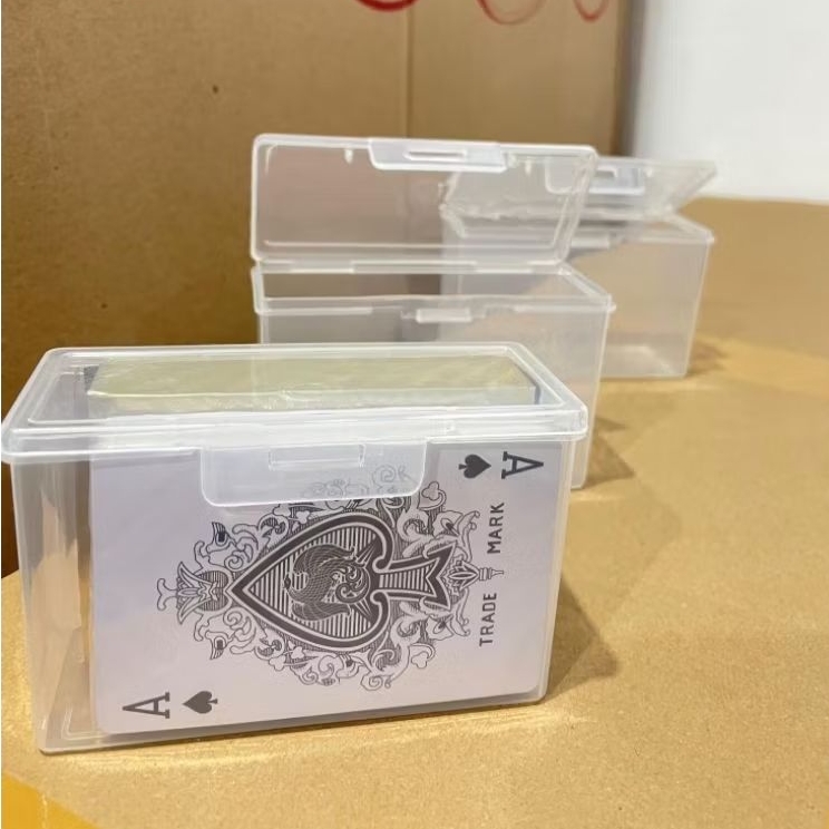 Tempat Penyimpanan Kartu Remi Kotak Penyimpanan Kartu Remi Box Kartu Remi Bahan Plastik 10cm x 6cm x