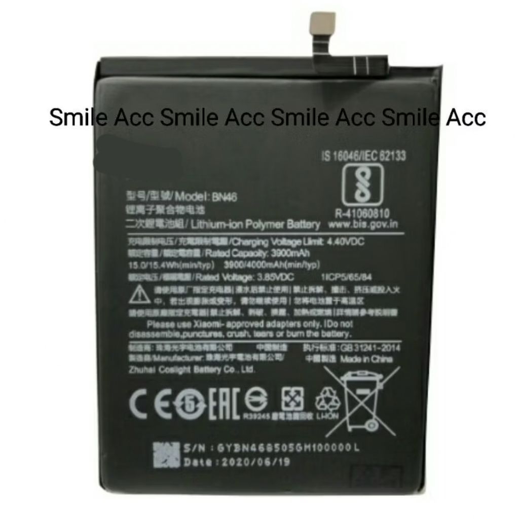 Baterai Battery Redmi 7  Redmi Note 8  BN46  BN 46 Original 100