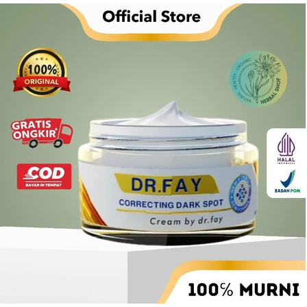 Dr.Fay Cream Penghilang Jerawat Dan Flek Hitam Cream Pencerah Wajah BPOM
