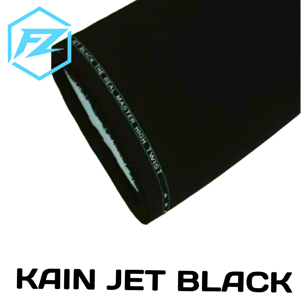 KAIN JETBLACK HIGH TWIST STARLET Kain bahan celana rok ataupun jas kualitas terbaik