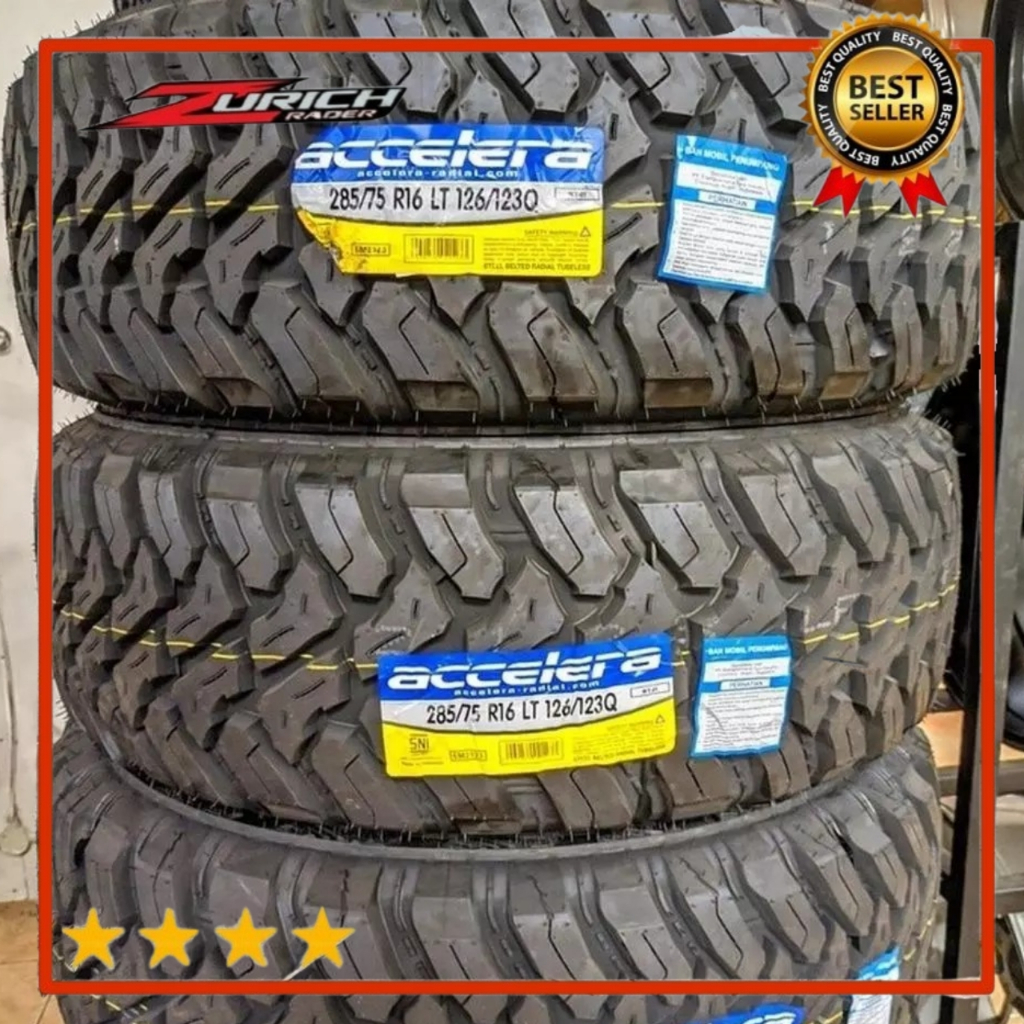 Ban Mobil 285 75 R16 Merek Accelera Mt01 Ukuran 285/75 R16 Mud Terrain