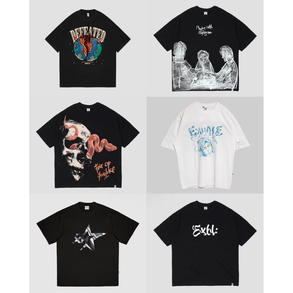 T Shirt Kaos Oversize Exhale