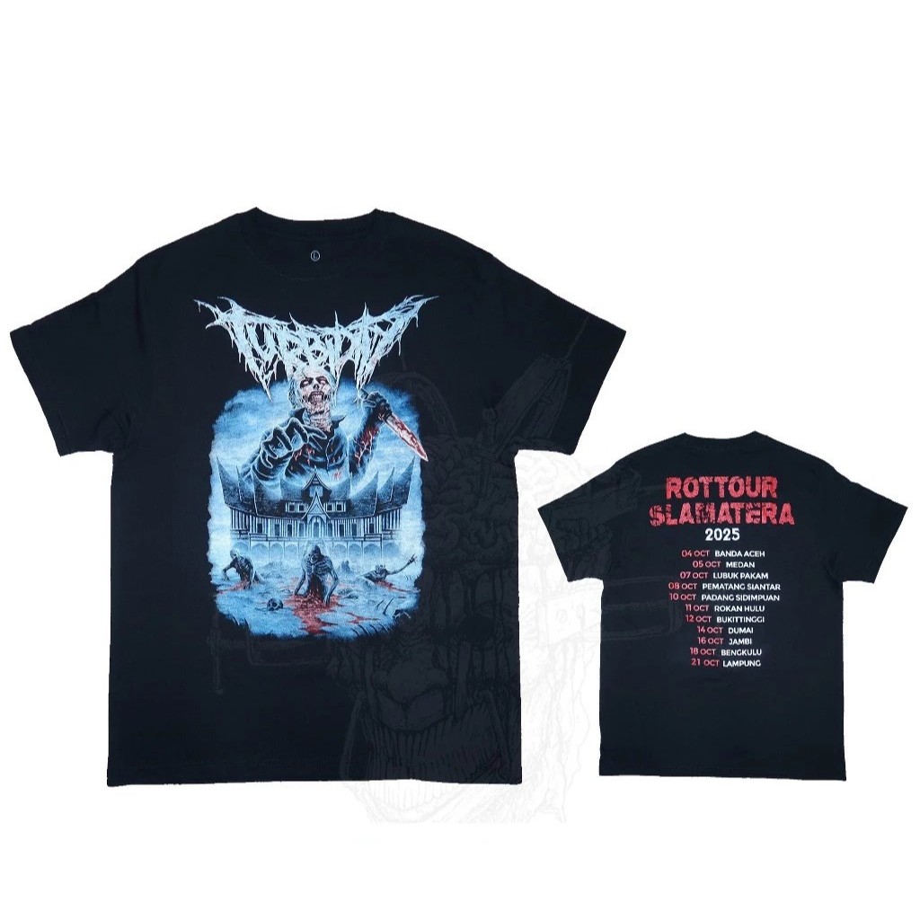 ORIGINAL TSHIRT TURBIDITY - ROT TOUR SLAMATERA 2025