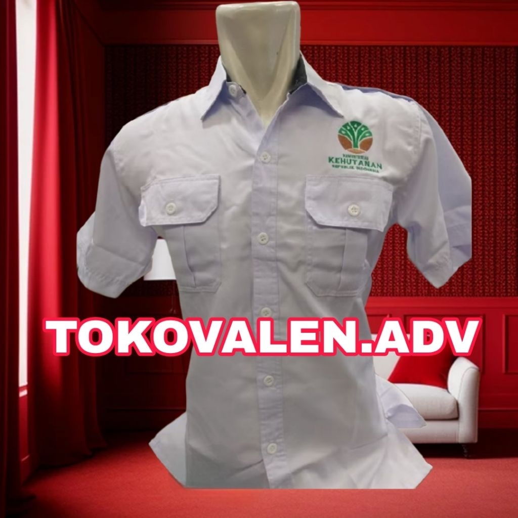 Kemeja Kementrian Kehutanan RI Baju Kementrian Kehutanan Baju Kementrian Kehutanan