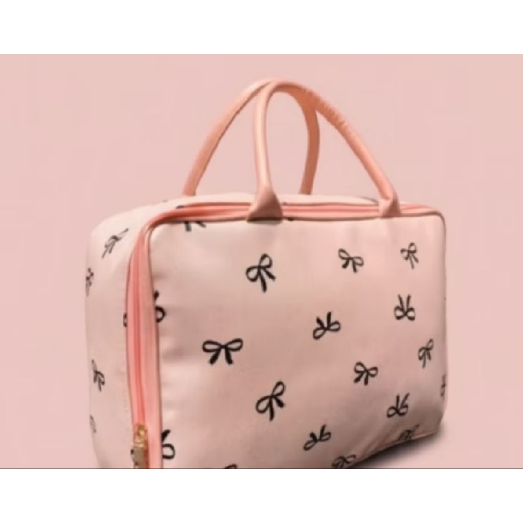 Tas travel wanita tas koper jinjing motif pita