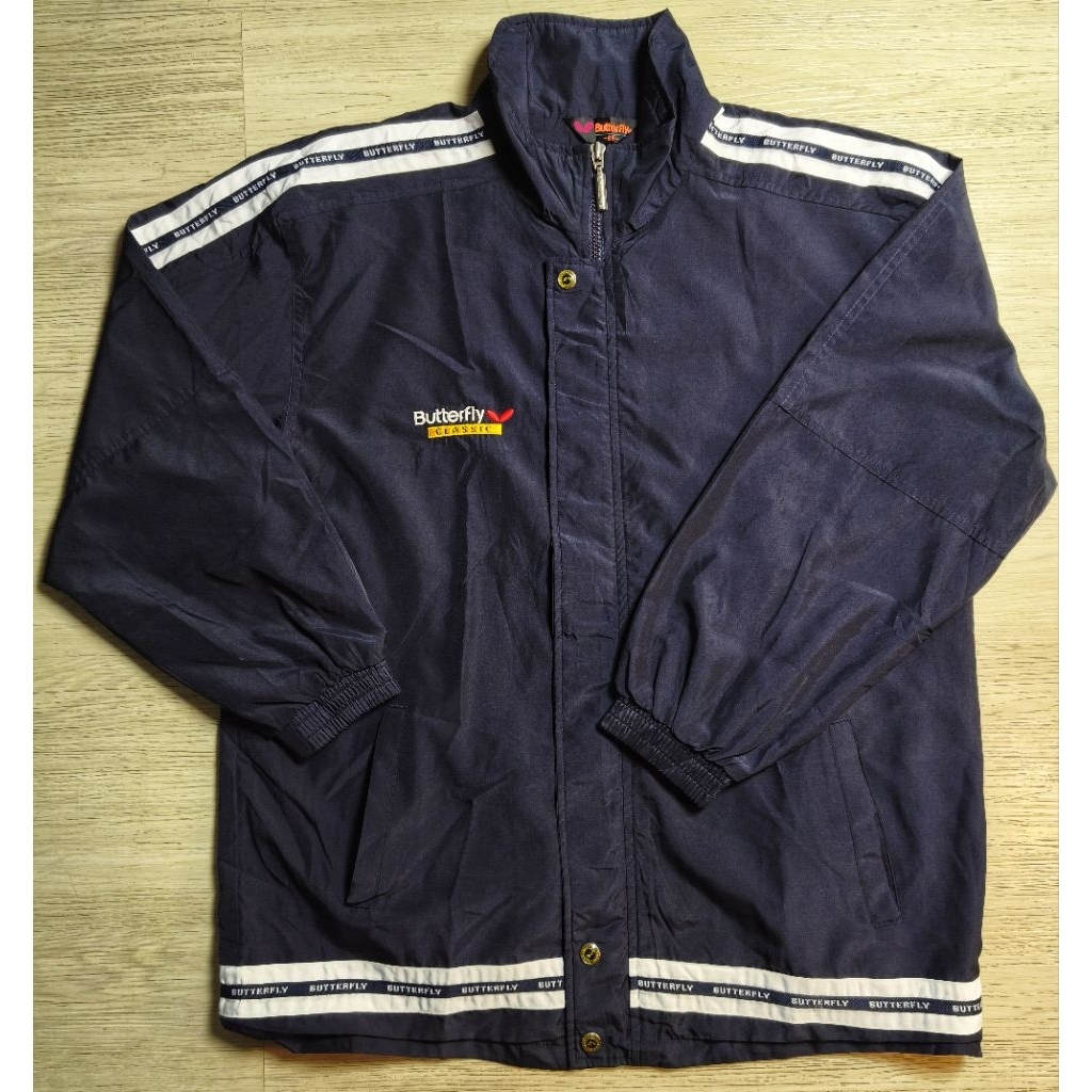 Jaket Butterfly Classic Indoor Outdoor Jacket Tenis Meja Running Hangout Motoran Sport Branded Kolek