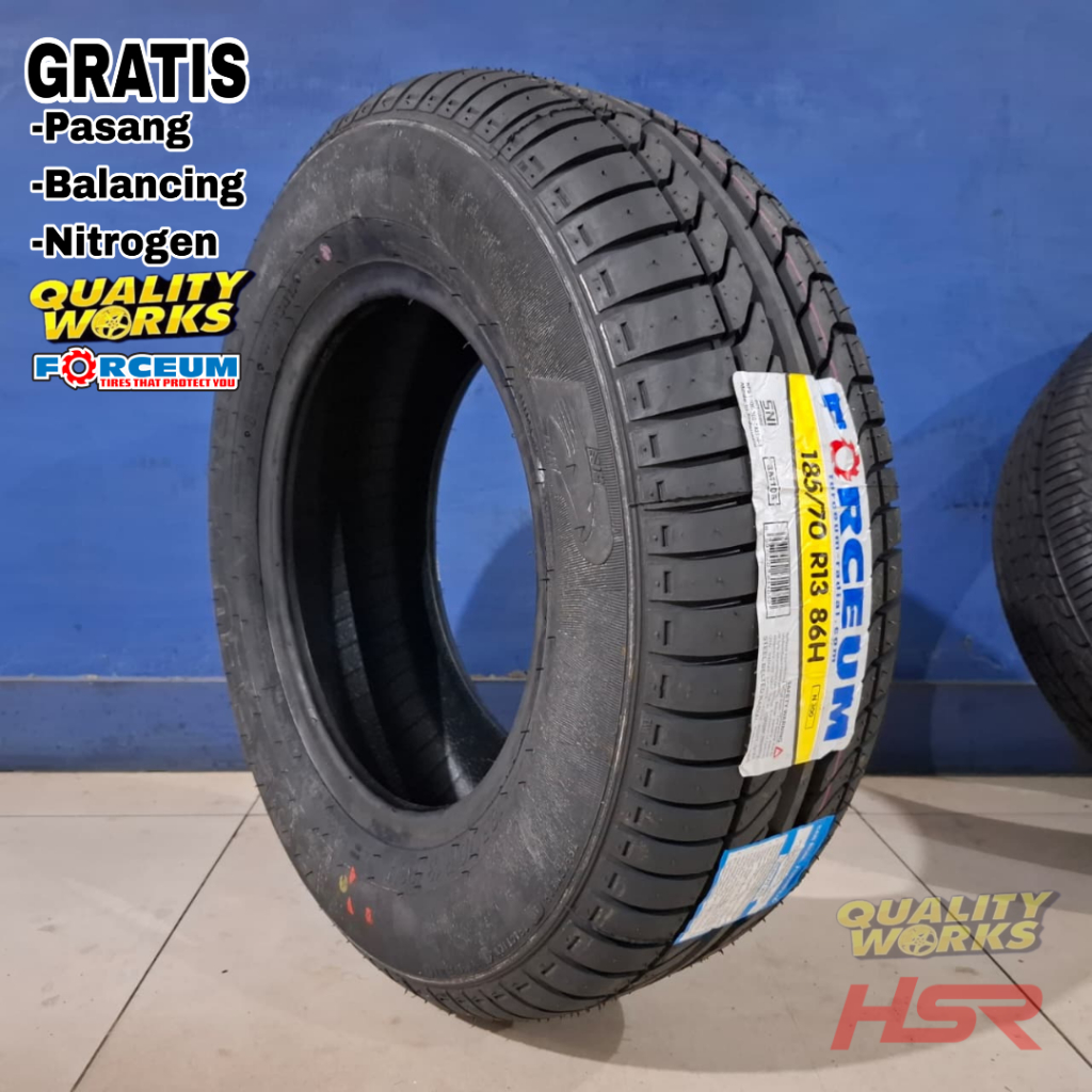 BAN MOBIL 185 70 R13 FORCEUM N300 BAN RING 13 UKURAN 185/70 R13 TUBLLES