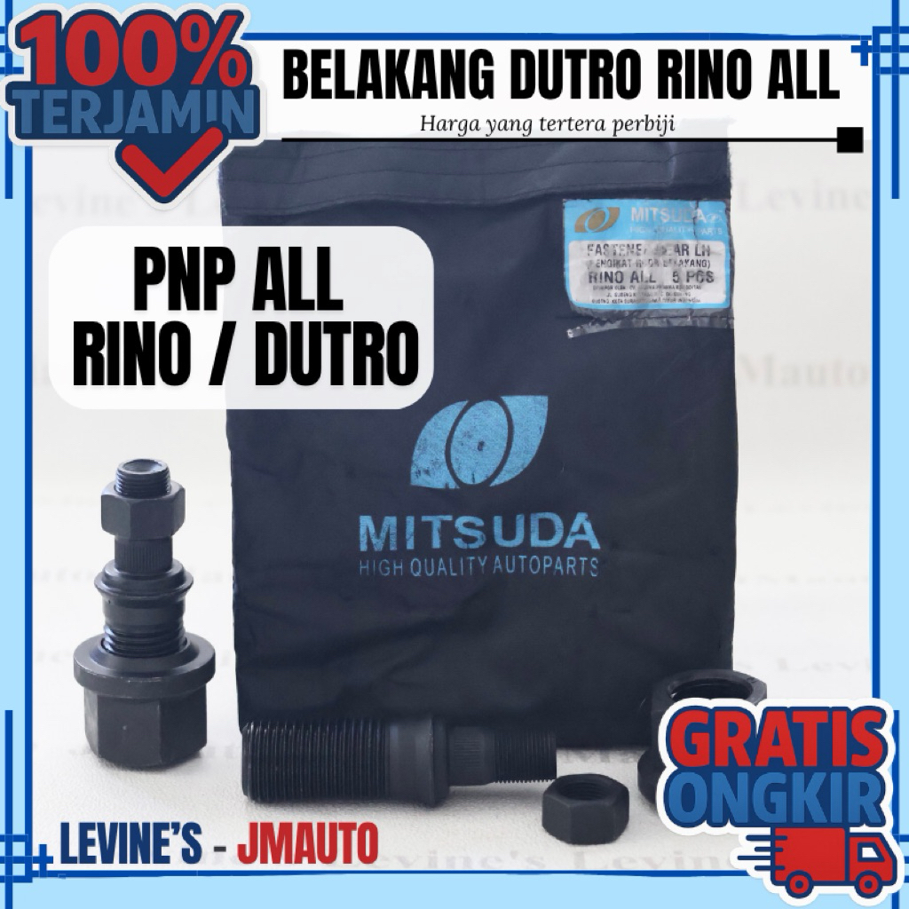 Baut roda belakang RINO DUTRO VOLVO MITSUDA / Baut roda dutro Volvo / Baut roda rino volvo / Hub bol