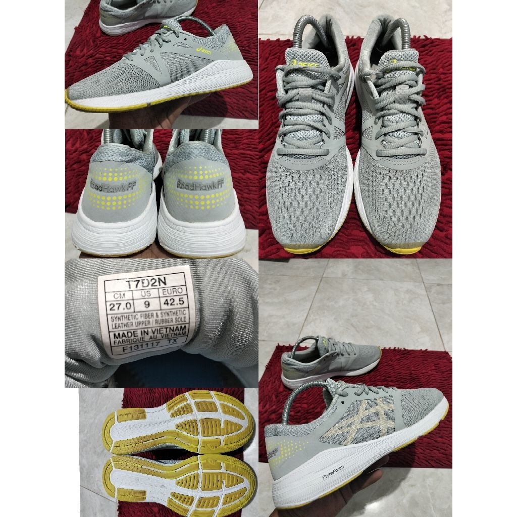 Sepatu Preloved Second Original Asics Asics Roadhawk FF Size 42