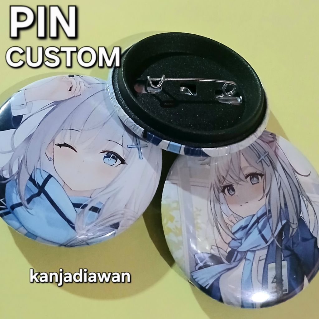 Pin Shiroko Blue Archive Custom Pin Shiroko Sunaookami Blue Archive