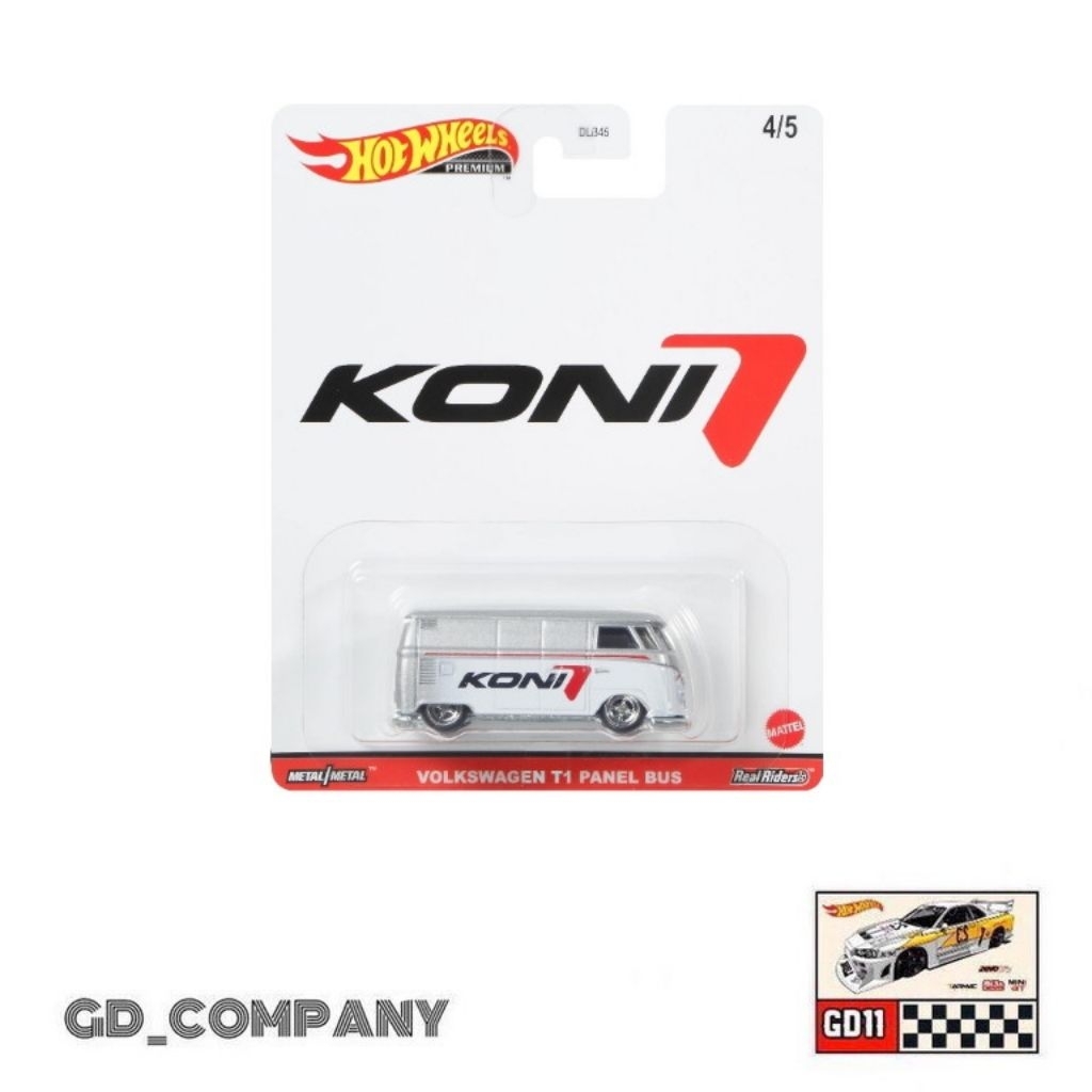 Hotwheels Premium Volkswagen T1 Panel Bus