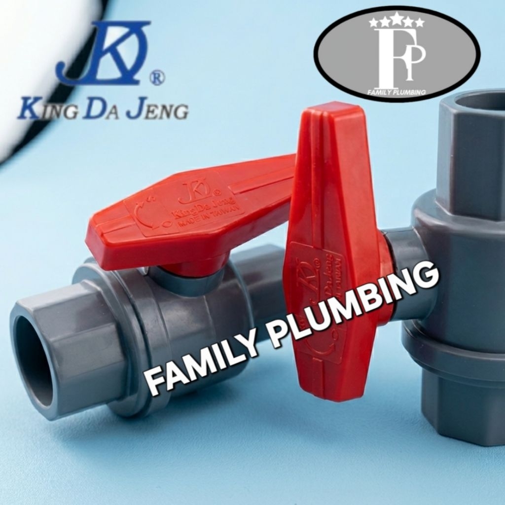 BALL VALVE 1/2" 0,5 INCH PVC STOP KRAN KERAN GATE VALVE ENGKOL PVC 1/2" 1/2INCH 1/2 INCH 0,5" 0,5INC