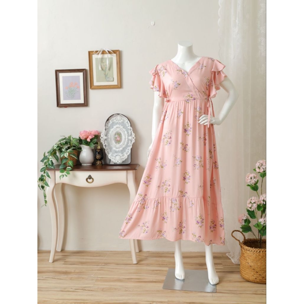 Fatma Dress daster rayon premium busui friendly bumil friendly daster kekinian