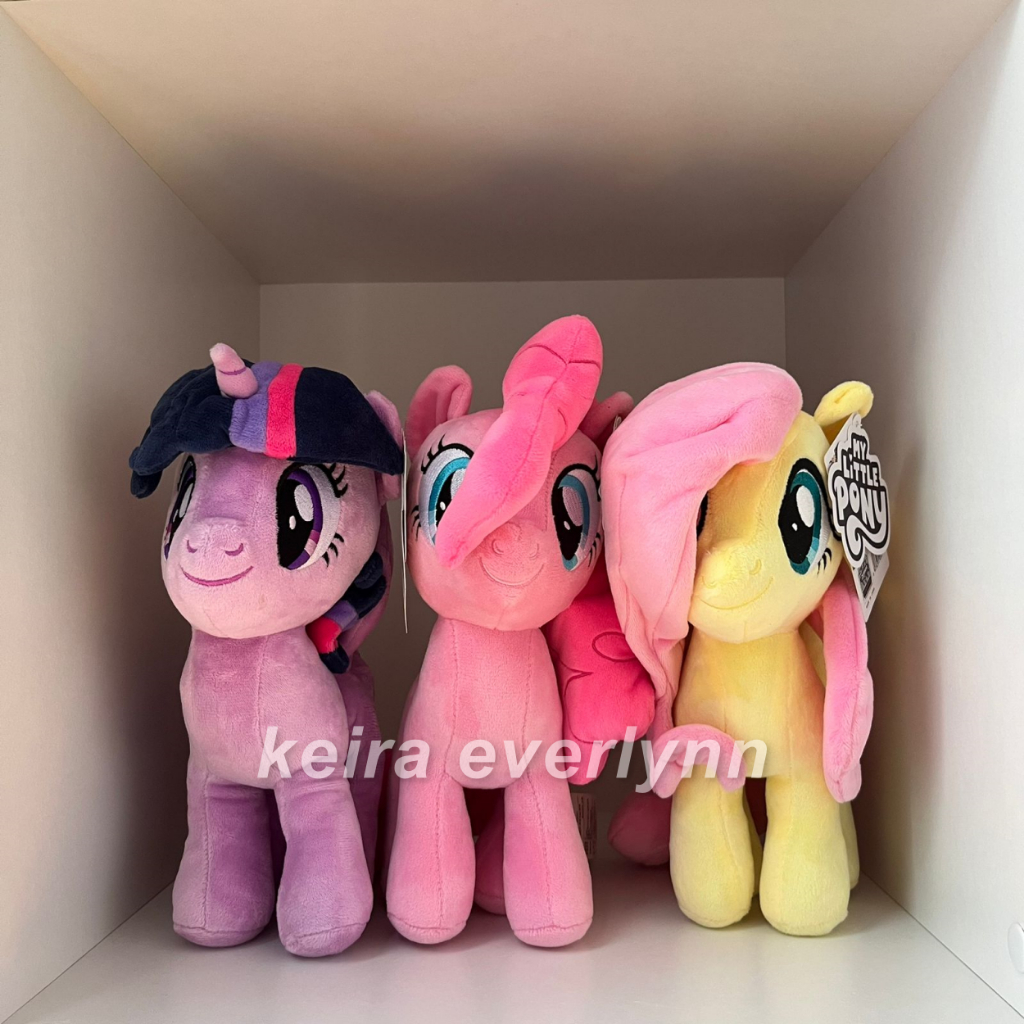 My Little Pony Original Licensed Plush Doll | Boneka Karakter Twilight Sparkle / Pinkie Pie / Rainbo