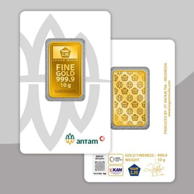 Logam Mulia 10 Gram