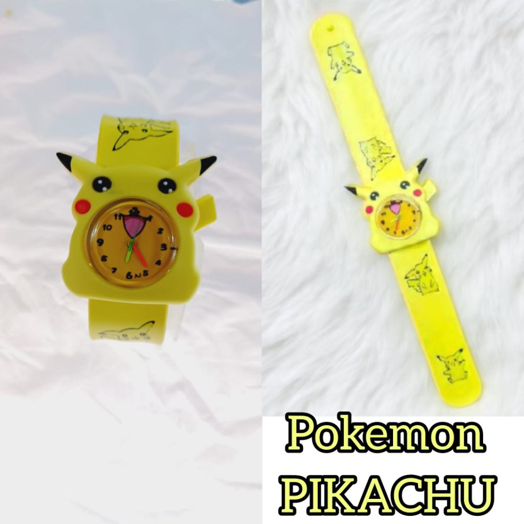 Jam Tangan Anak Analog Pikachu Ceplok Terbaru