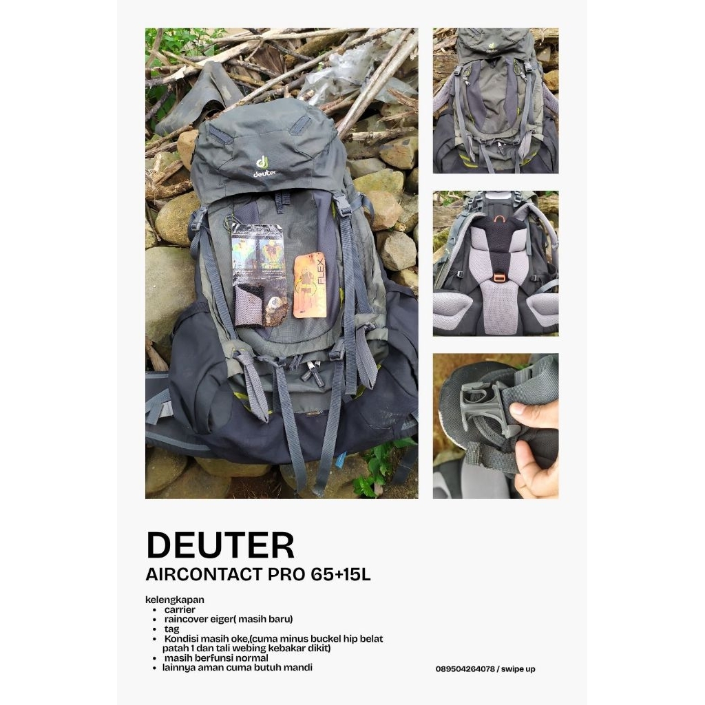 Deuter aircontact pro 60+15
