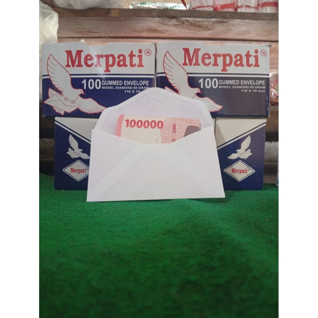 Amplop merpati mini (isi 100)