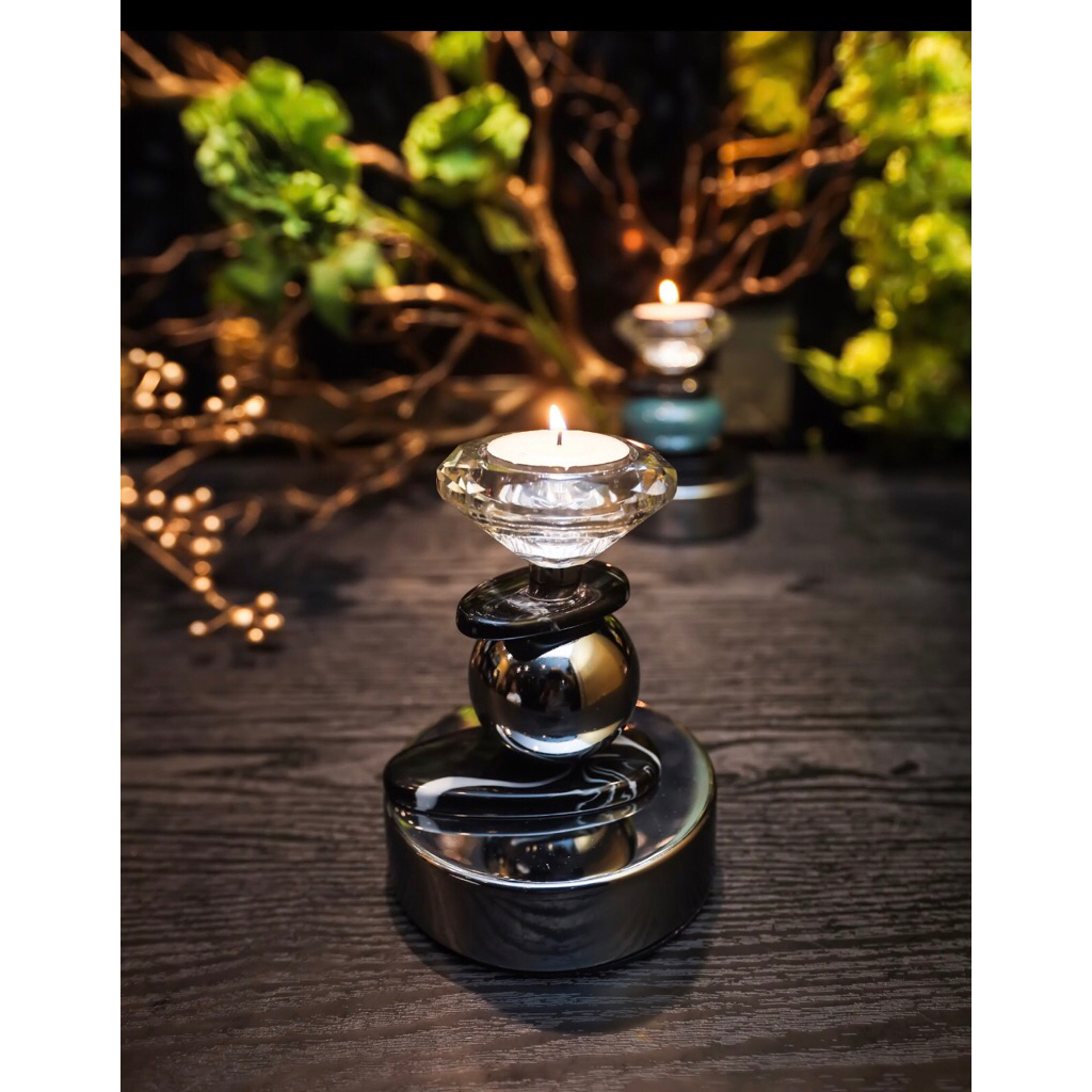 Candle stand silver medium (Hy 357s cbm)