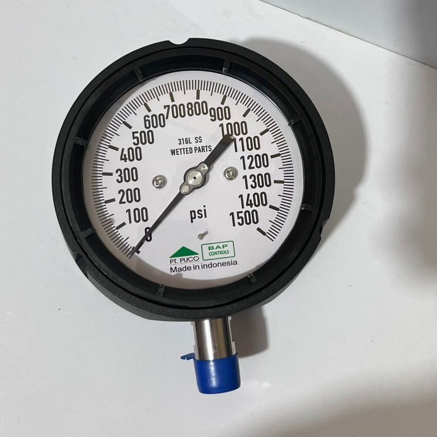 Phenolic Pressure Gauge BAP HB0312-SERIES 0-3000 psi