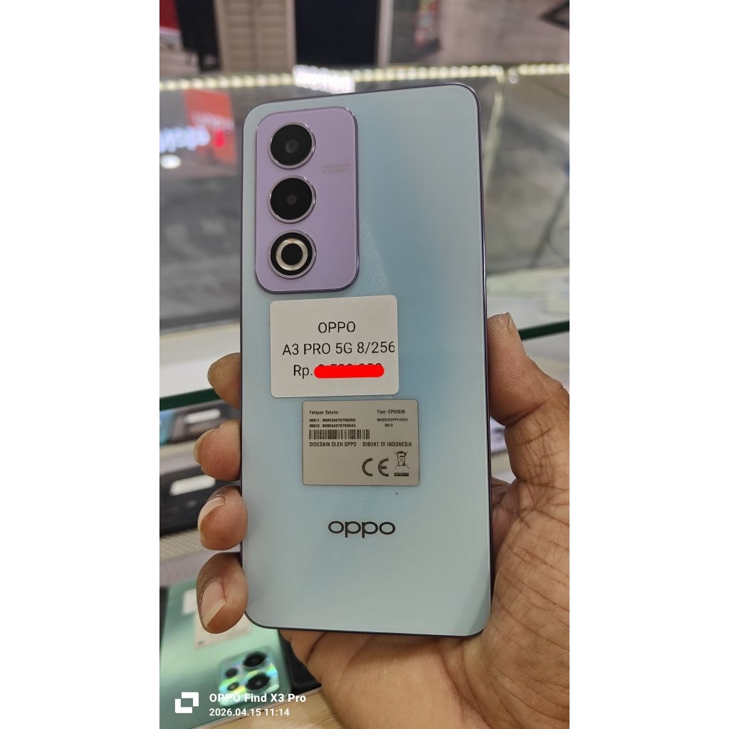 HP OPPO A3 PRO 5G 8/256gb second.
