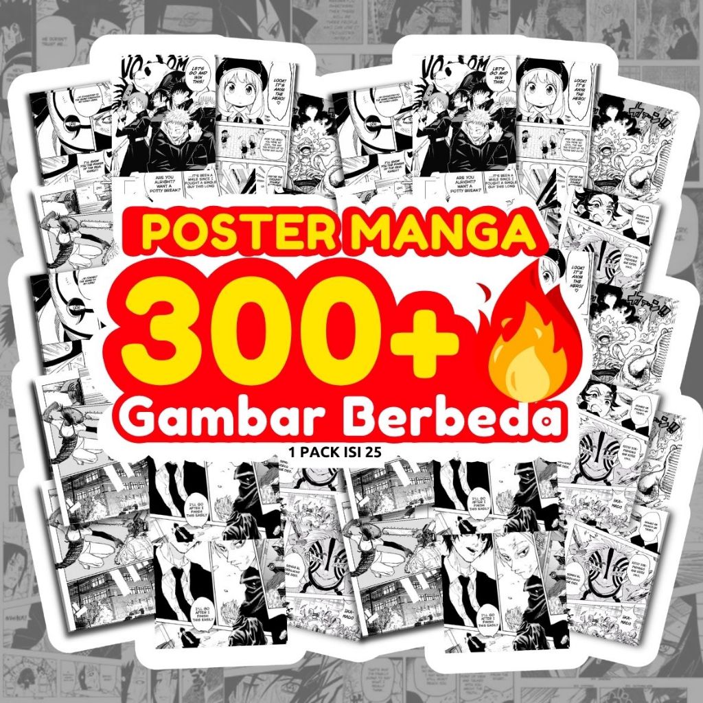 RP3 - Poster Manga One Piece Jujutsu Kaisen Haikyuu Kaoru Sakamoto Wind Breaker Tokyo Ghoul Kimetsu 