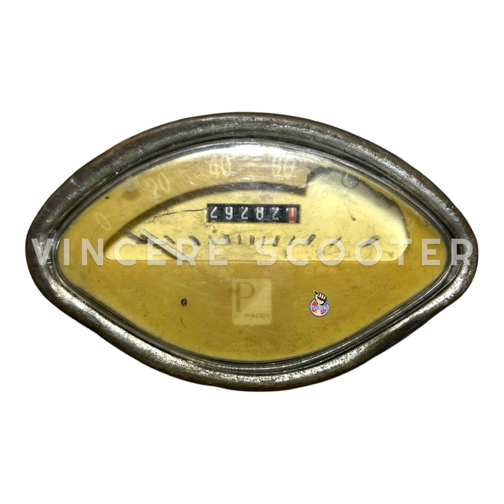 Speedometer Oval P/ 100 Vespa VBA VBB Sprint S GL GT