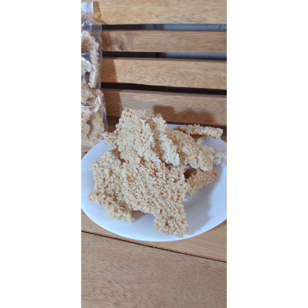 kerak nasi / Intip Goreng / keron goreng 250gr - Gurih Renyah