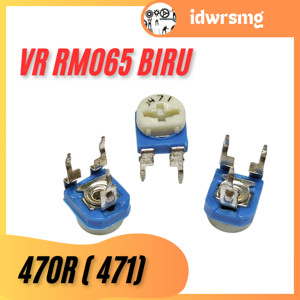 470 ohm 470ohm 470R 471 Trimpot Variable Resistor VR RM065 RM-065 470r