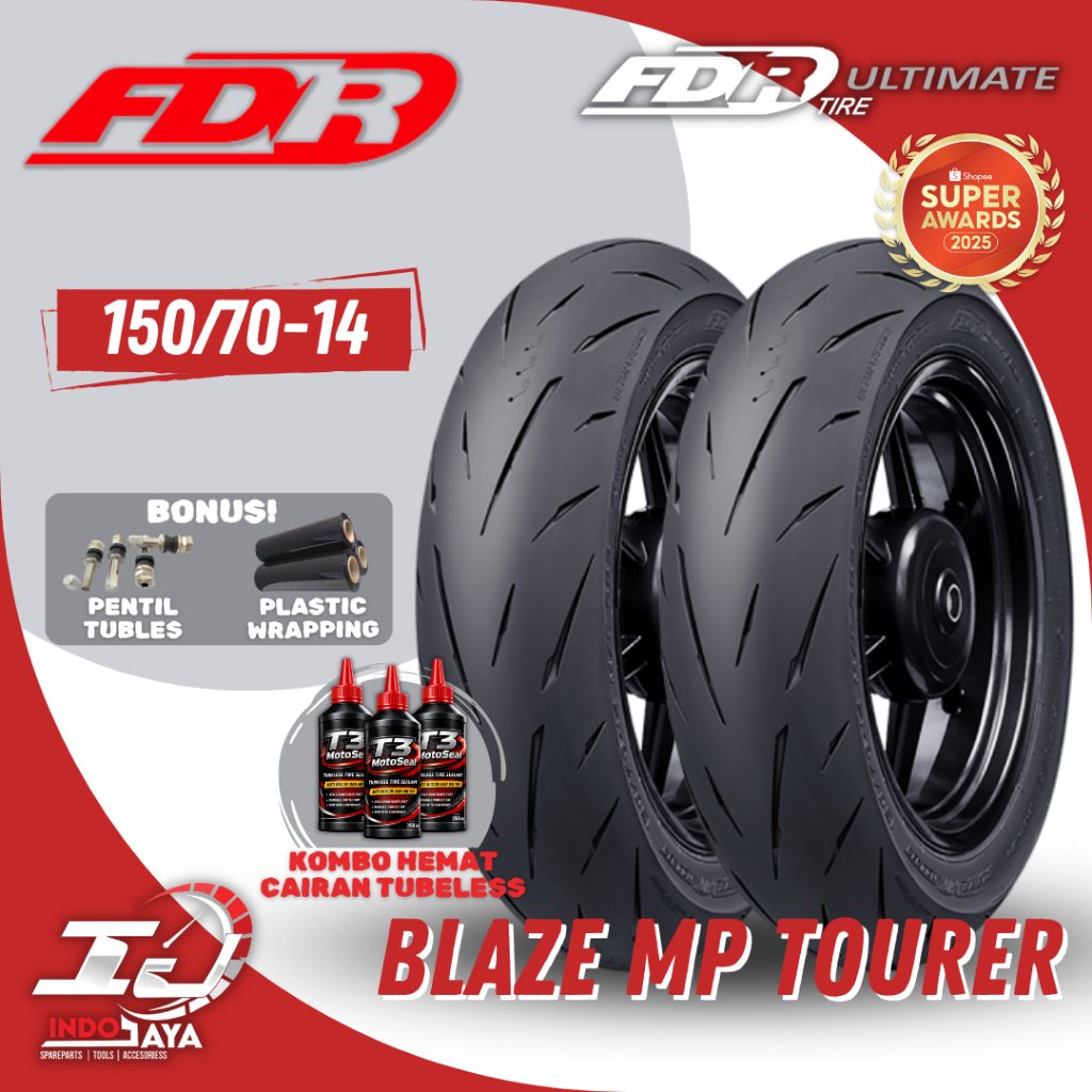 [NEW PRODUCT] BAN FDR TUBELESS BLAZE MP TOURER RING 14 / BAN LUAR BLAZE MP TOURER ( 150/70-14 ) BAN 