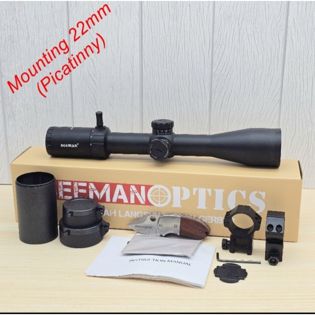 Telescope Beeman 4-16x44sf tahan getar