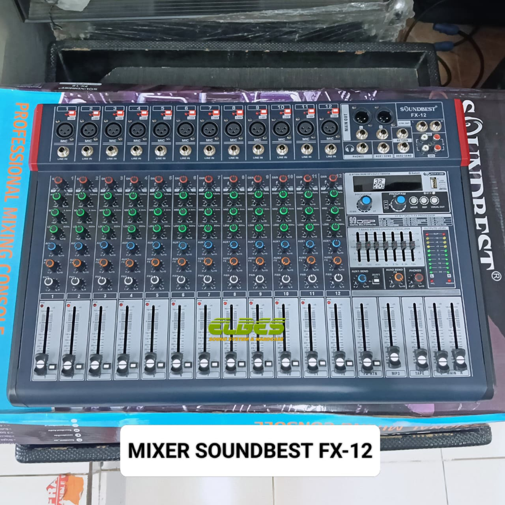 MIXER SOUNDBEST FX12 mixer 12 channel original soundbest