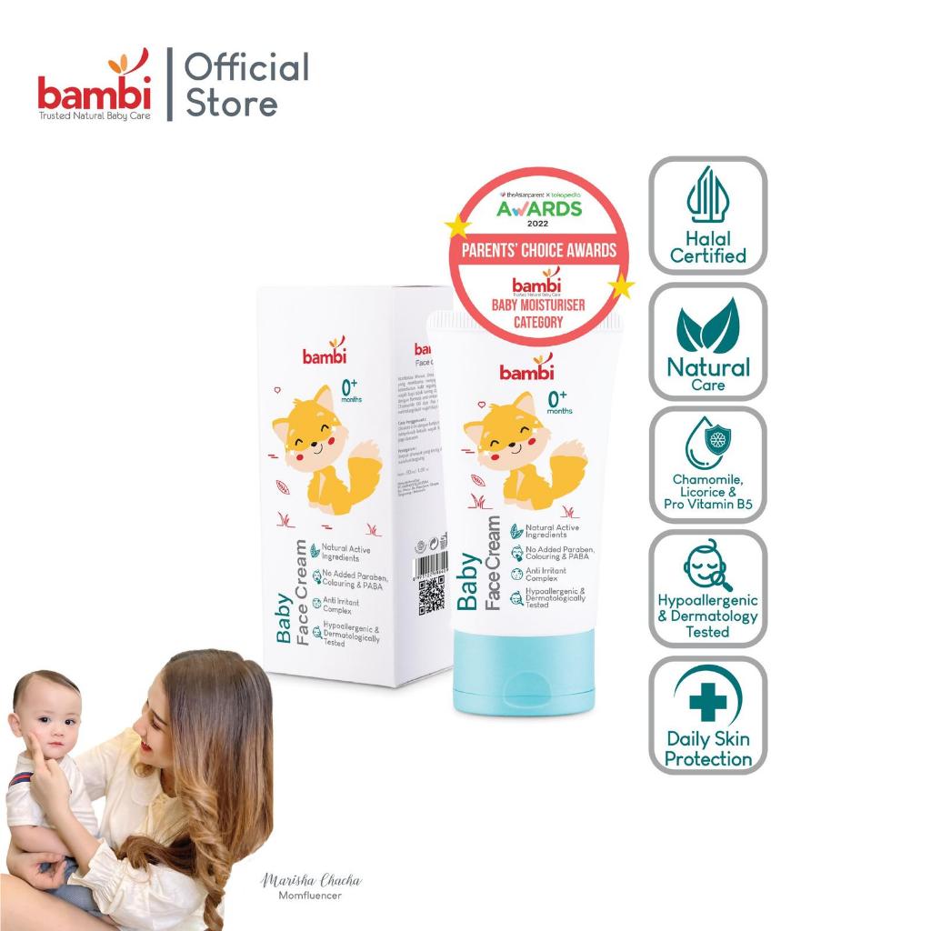 Bambi Baby Face Cream / Cream Bayi / Cream Wajah Anak