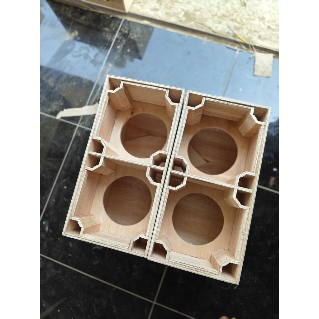 box planar 6inch Dobel model brewog - Bahan Triplek Sengon Tahan Lama, Dimensi Kompak, Finishing Mud