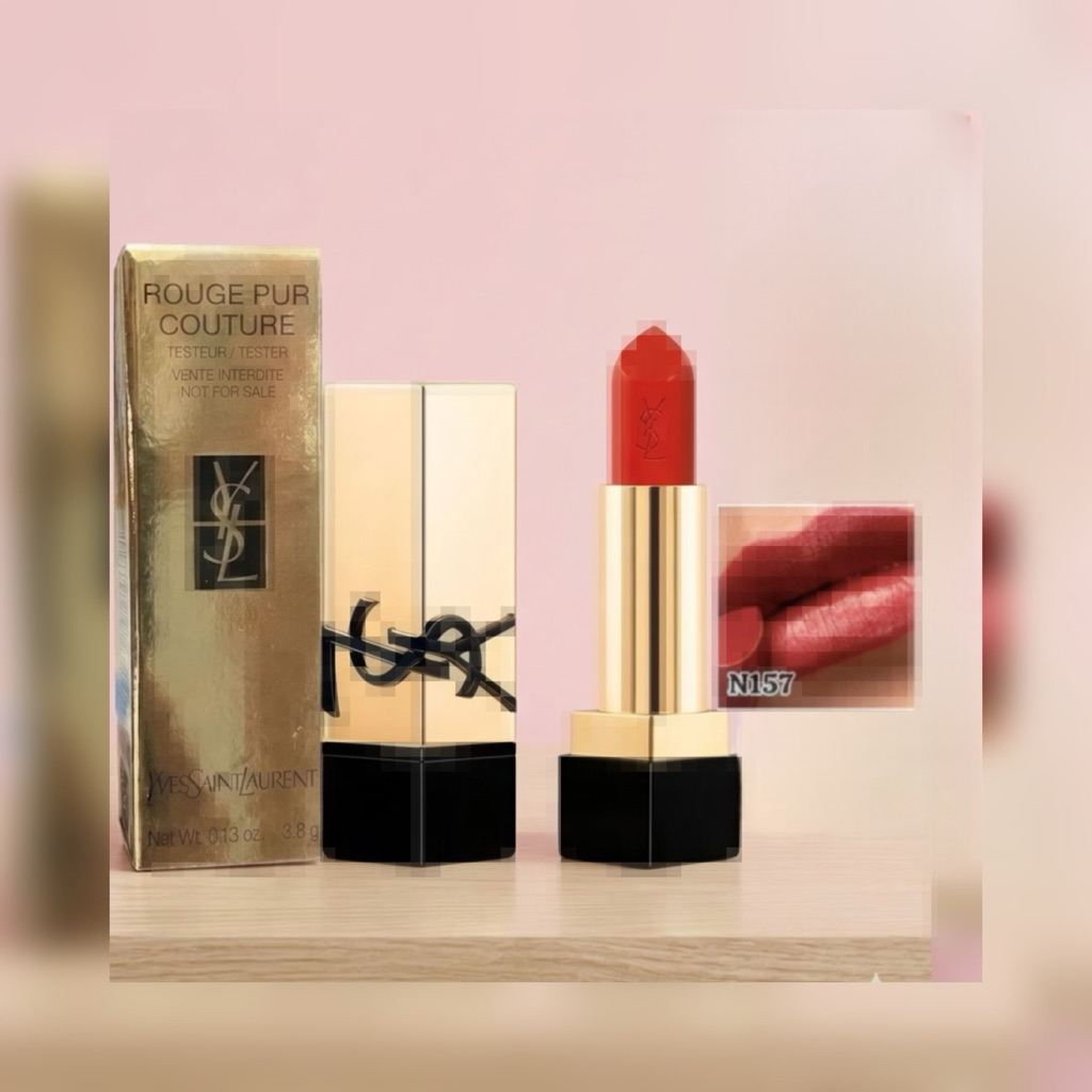 YSL Rouge Pur Couture Lipstick - Tester Full Size With Box