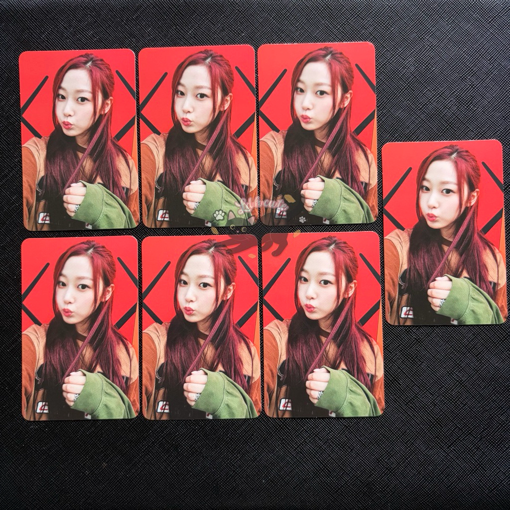photocard giselle aespa fansign mecima girls