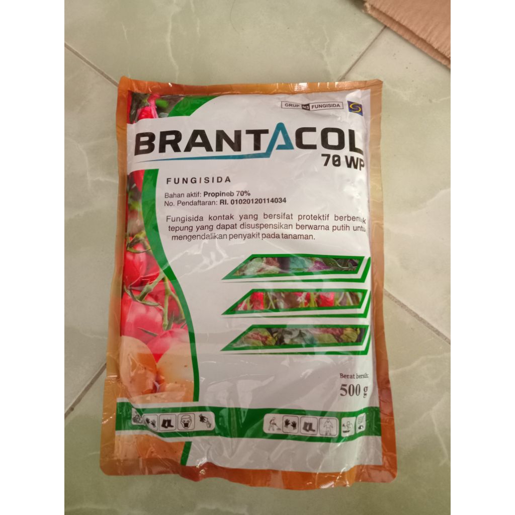 fungisida BRANTACOL 70WP 500g  bahan aktif propineb
