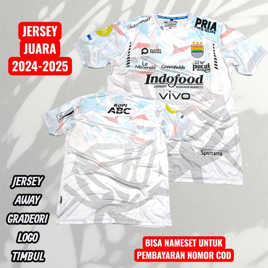 Jersey persib GO polos simpele terbaru