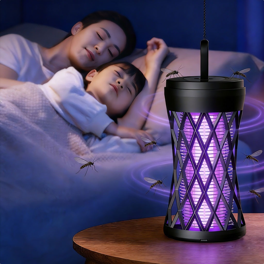 Lampu Pembasmi Nyamuk UV Elektrik Tanpa Racun Aman Untuk Bayi & Rumah