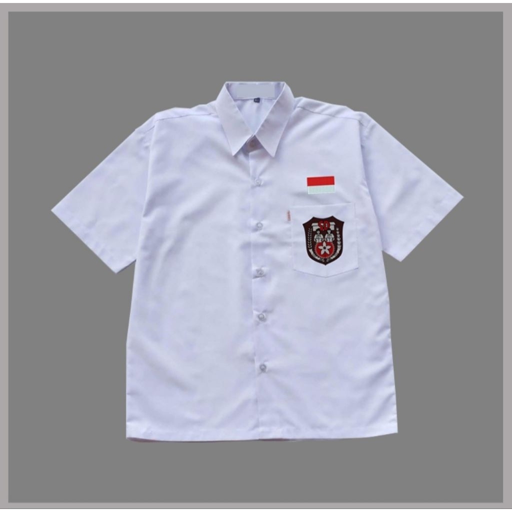 Baju Seragam Sekolah SD Putih Lengan Pendek - Nyaman, Berkualitas, Tidak Tembus Pandang