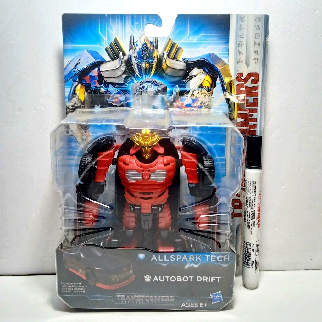 mainan action figure transformers all spark techautobot drift by hasbro
tinggi sekitar 5 inch
artiku