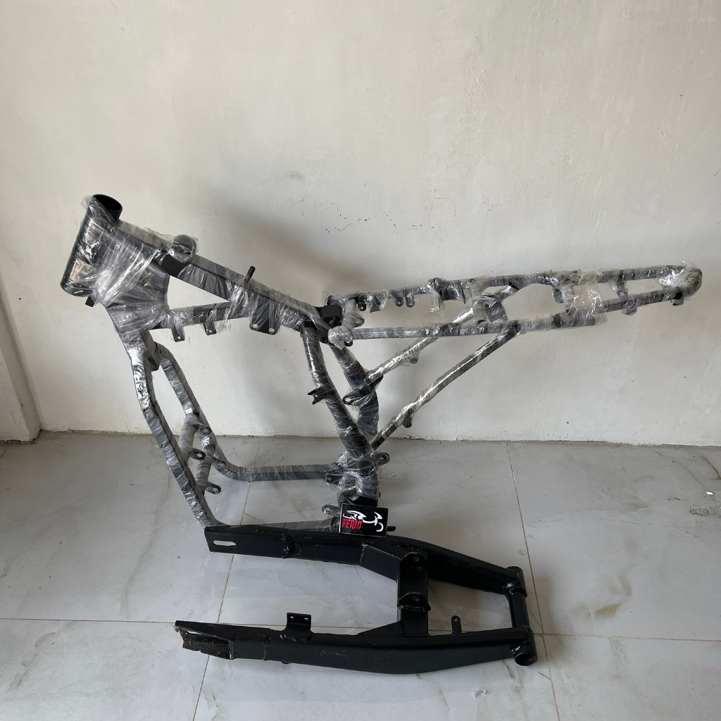 Rangka Sasis Frame body cross Trail KTM 85 1set HItam + Swing Arm