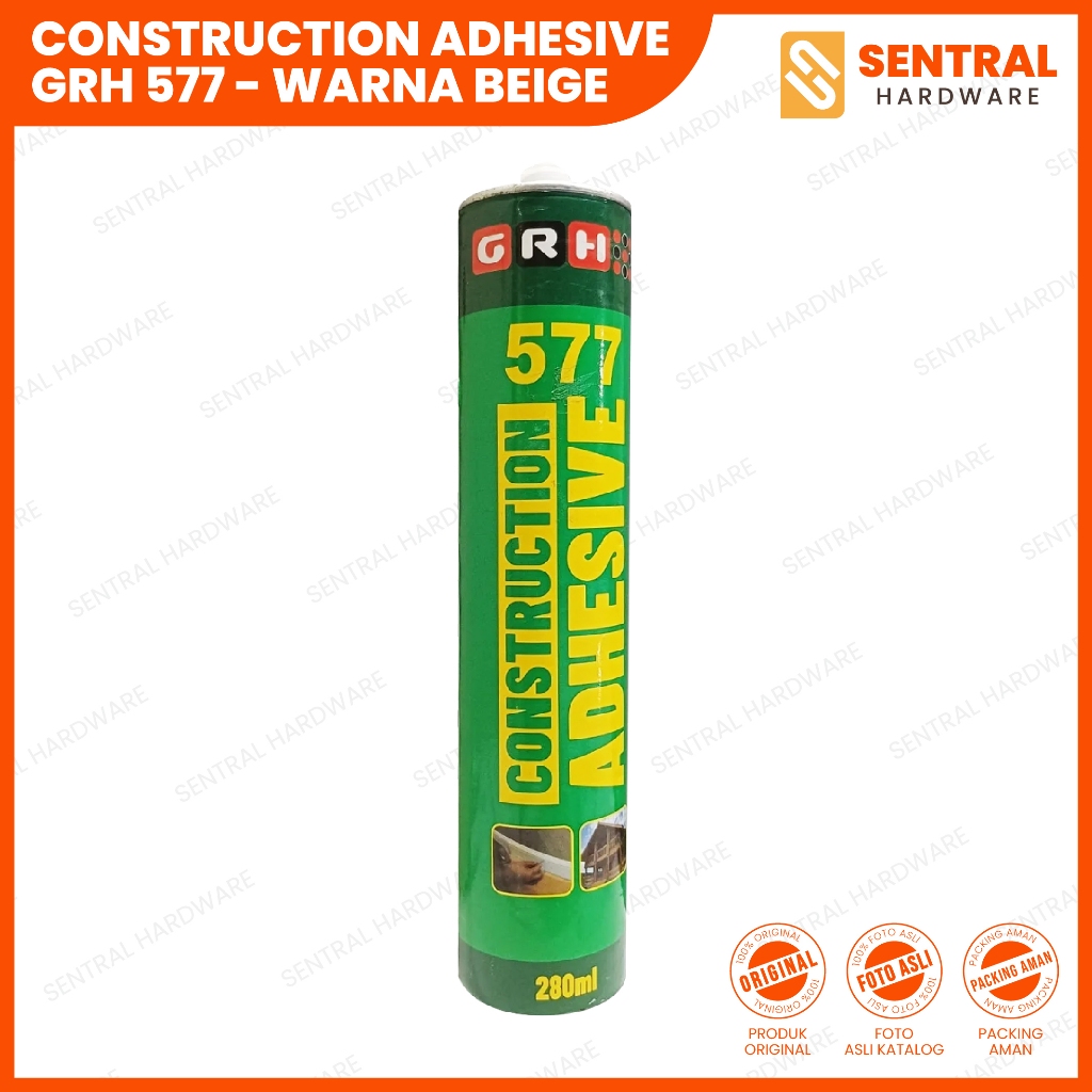 GRH 577 Glue Lem Sealant / Silikon / Silicone Sealant Adhesive GRH 577 Beige 280ml