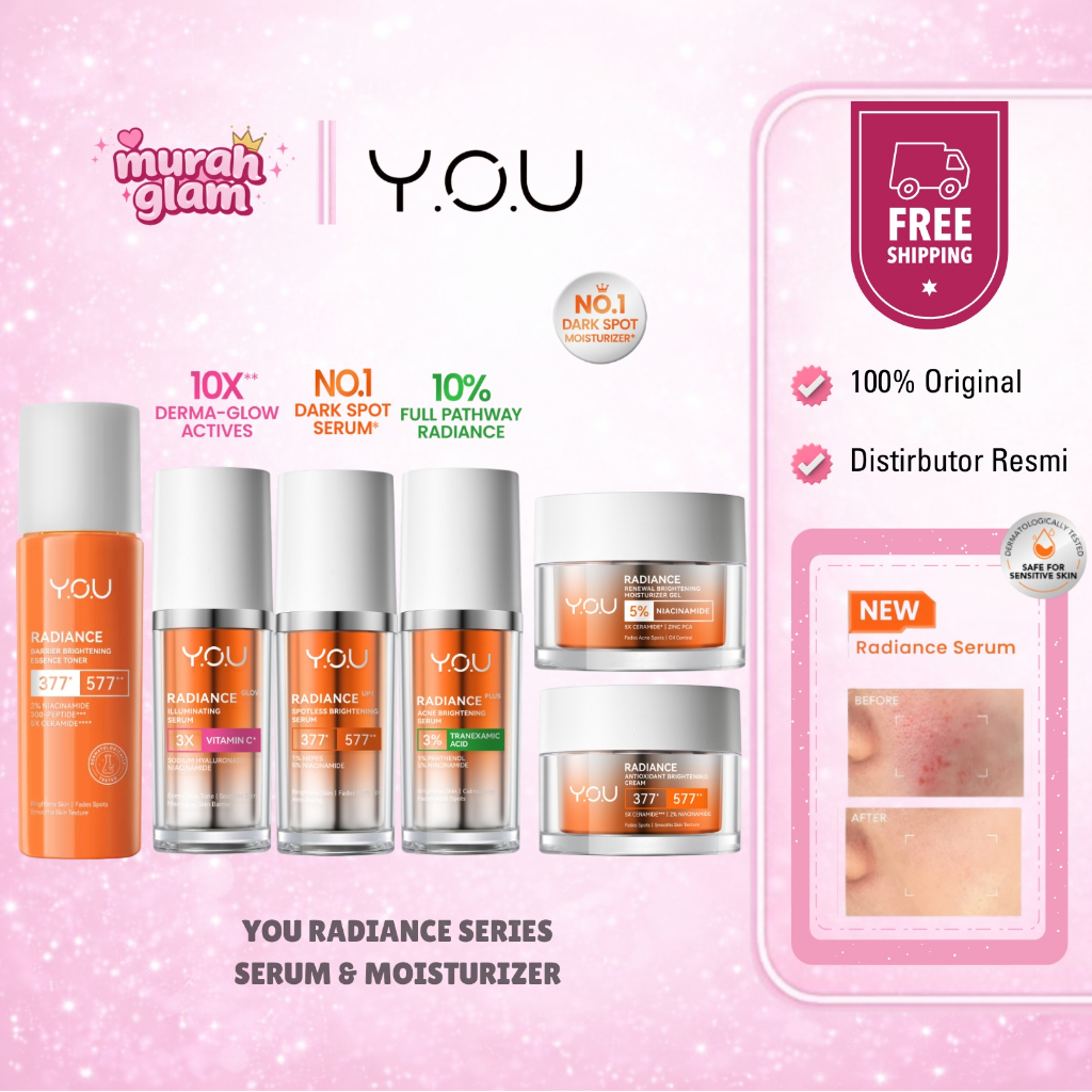 [NEW RADIANCE SERIES] Y.O.U Radiance Brightening Series |YOU Radiance Toner Series | YOU Radiance Se