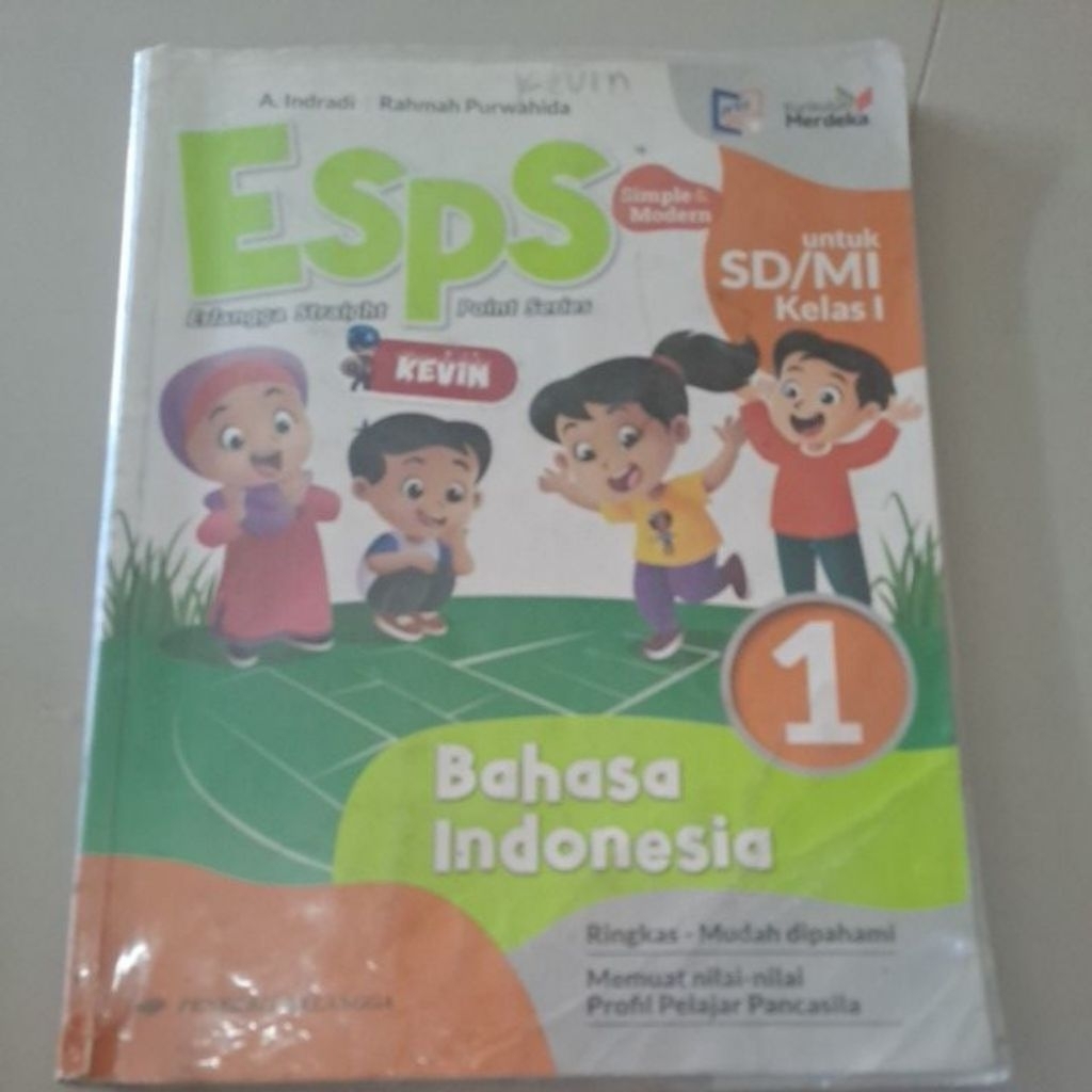 Buku ESPS bahasa indonesia kelas 1