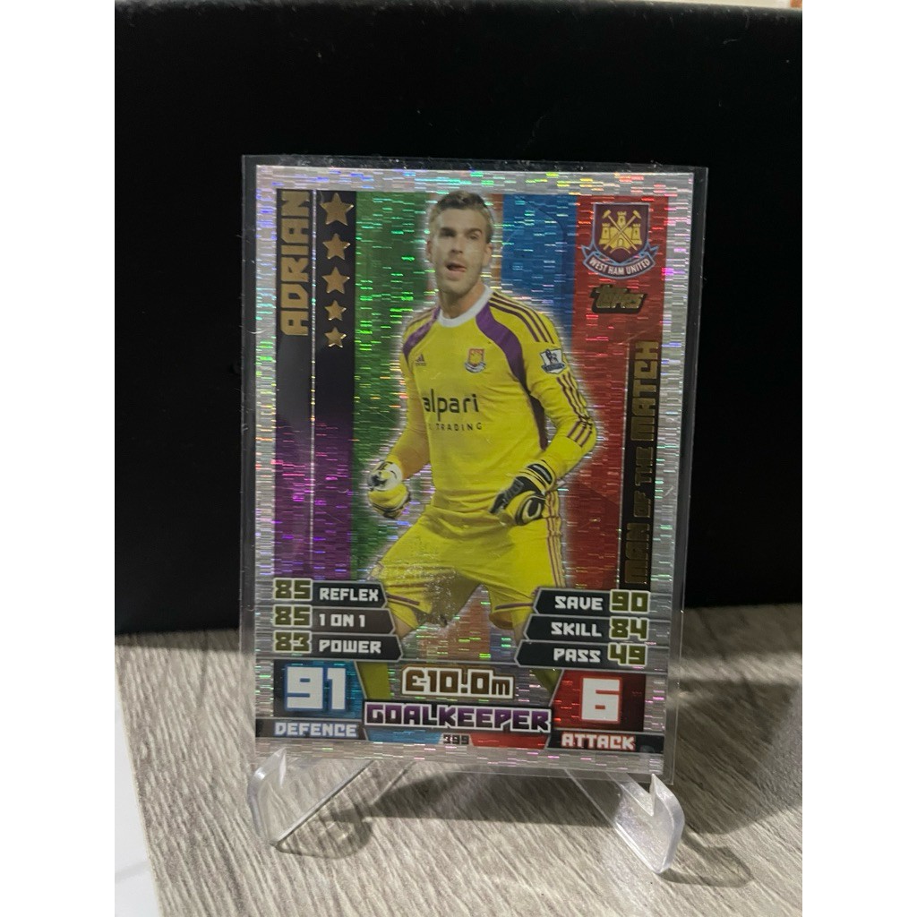 Adrian "Man of the match", topps match attax 2014/2015